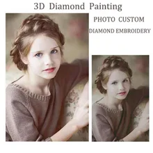 Diy фото на заказ, алмазная живопись, квадратные Стразы, алмазная вышивка, вышивка крестом, полная алмазная живопись на заказ фото