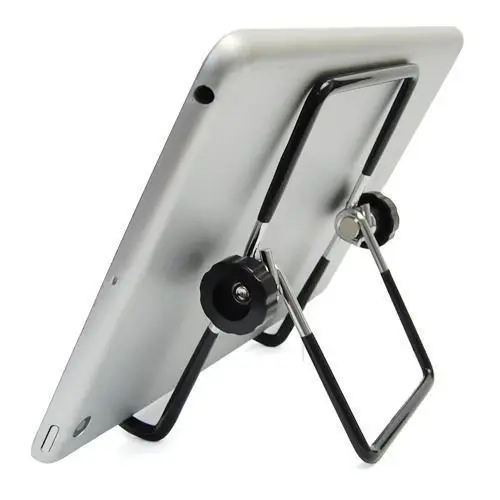 Desktop Multi-angle Non-slip Stand Holder and Portable Foldable Adjustable Folding Steel Stand Holder For iPad 2 3 4 Air Mini