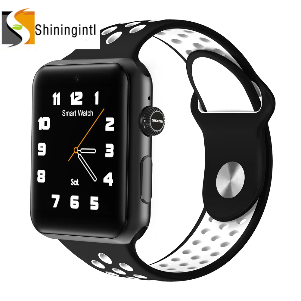 Smochm Bluetooth SmartWatch IWO 1:1 MTK2502C NK Sports Band GSM SIM Card Camera Phone Smart Watch for IOS Iphone Android Phone