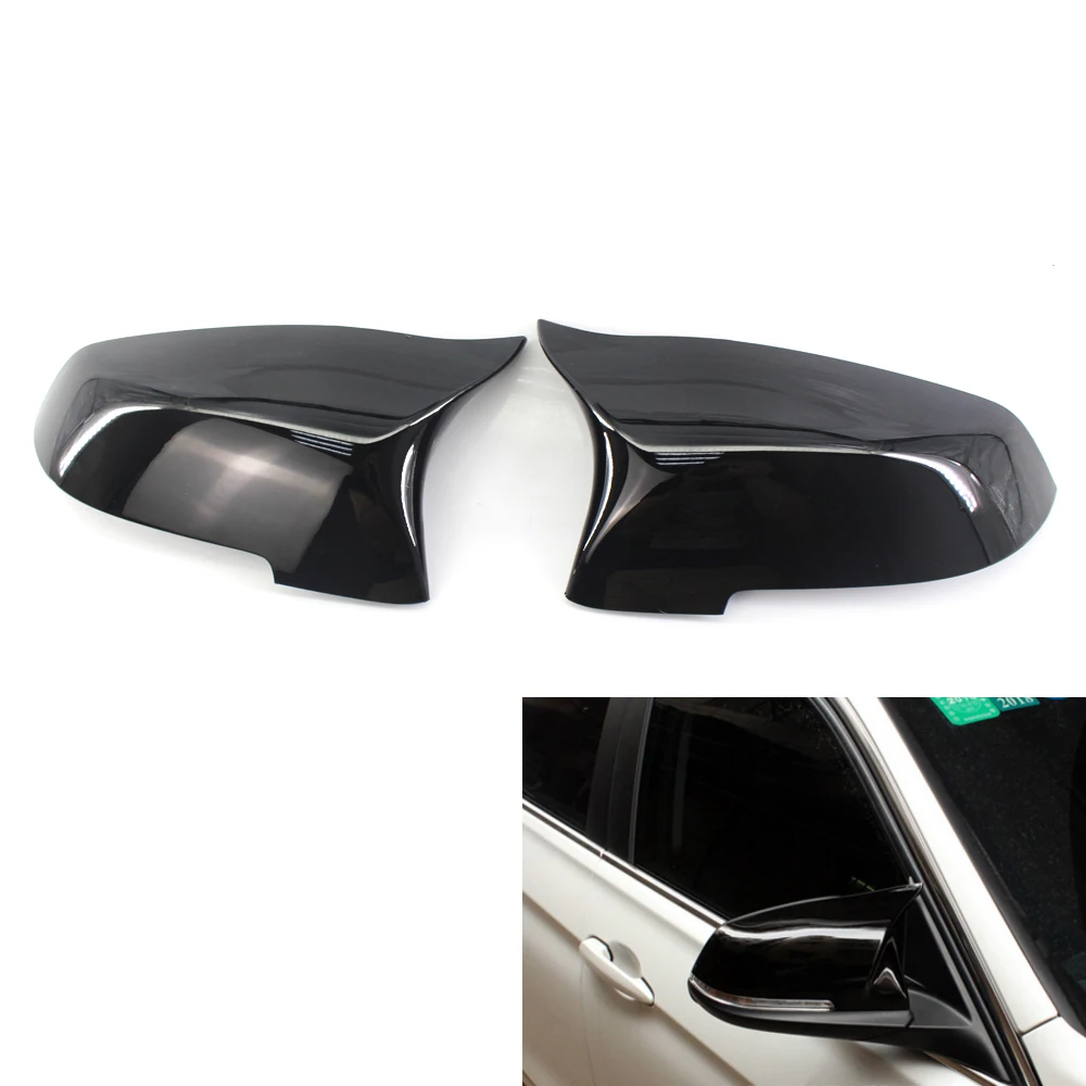 Best M Performance Mirror Cover Shell Gloss Black Fit for BMW 5 Series F10 2014 2016 F11 F12 F13 7 Serie F01 51167308683, 51167308684