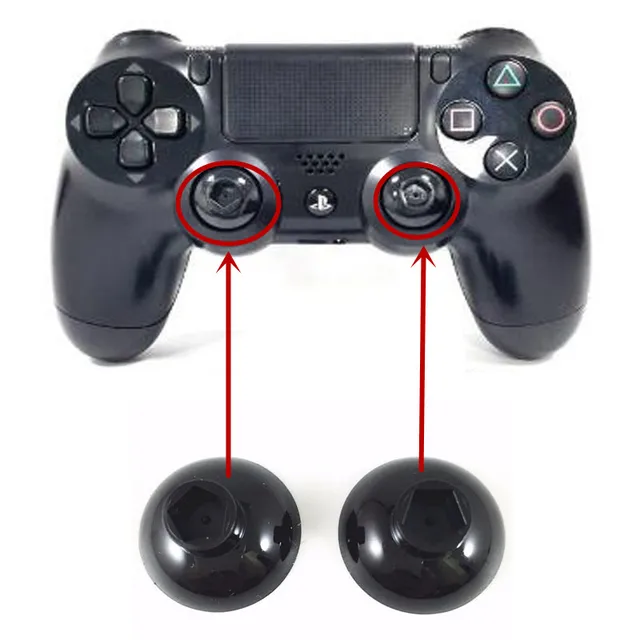 아날로그 조이스틱의 버튼, 탈착식 썸 스틱, 플레이 스테이션 4 PS4 프로 슬림 Xbox one용 엄지 스틱 패드 베이스