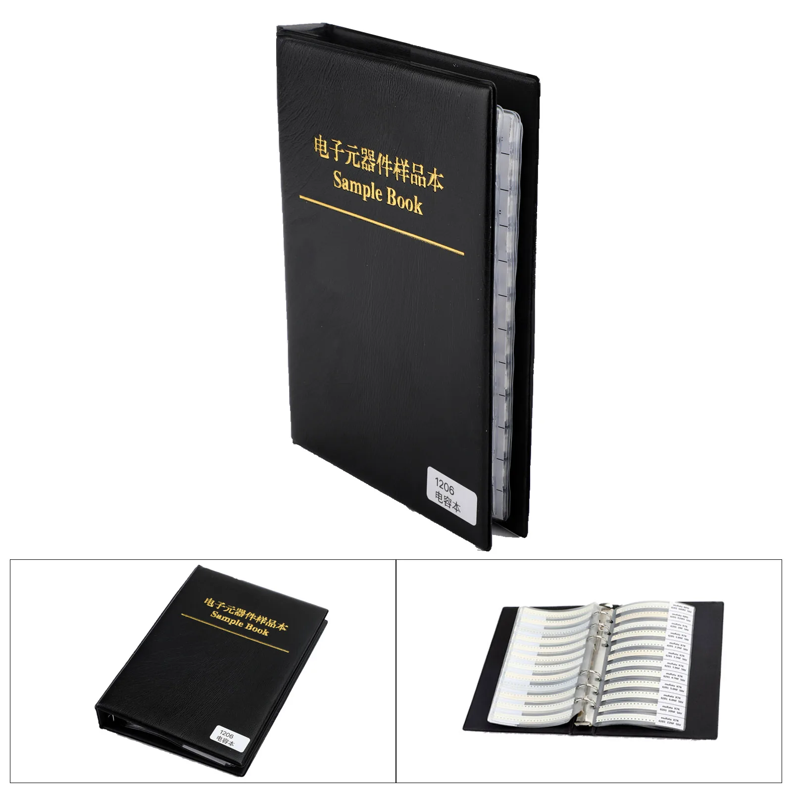 

Areyourshop SMD Capacitor sample book 80 values * 25pcs=2000pcs Capacitor kit SMD1206