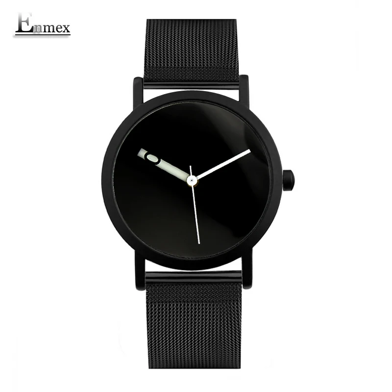 

2017 Enmex creative design wristwatch waterproof special Changeable number hour hand simple design fashion quartz watches