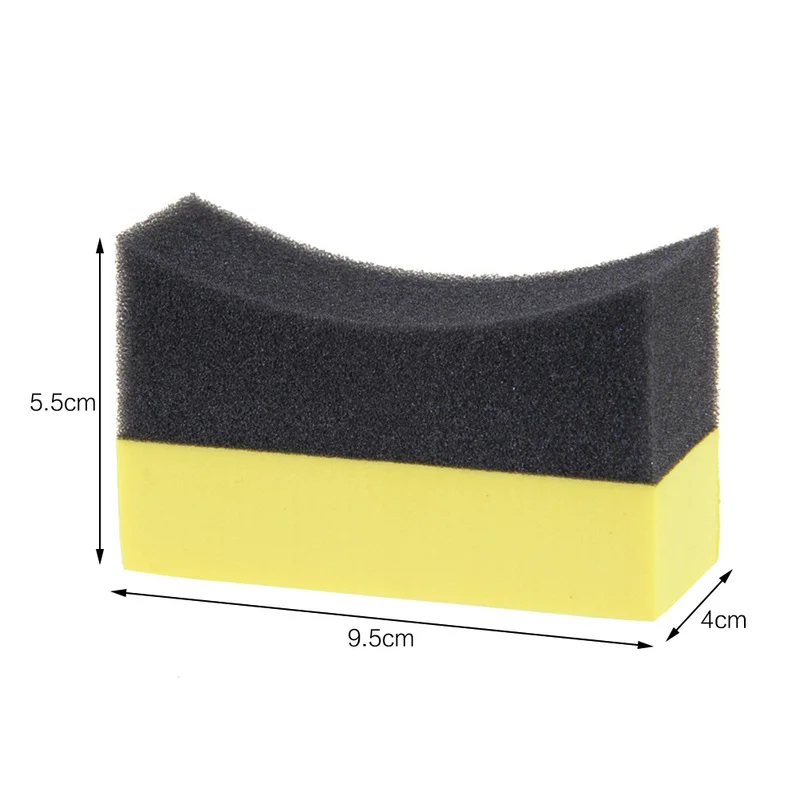 

10*6*4cm Portable Composite PE Material Multifunctional Wash Cleaner Car Wax Sponge Universal Super Clean Sponge Durable