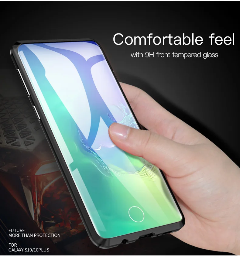  Samsung S10 Plus S10e magnet glass case (5)