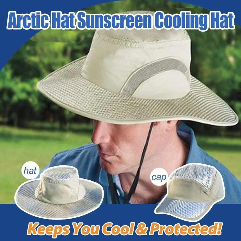 Arctic Hat Heatstroke защита охлаждающая Крышка для мужчин и женщин Летняя Повседневная Солнцезащитная охлаждающая крышка поддержка прямой