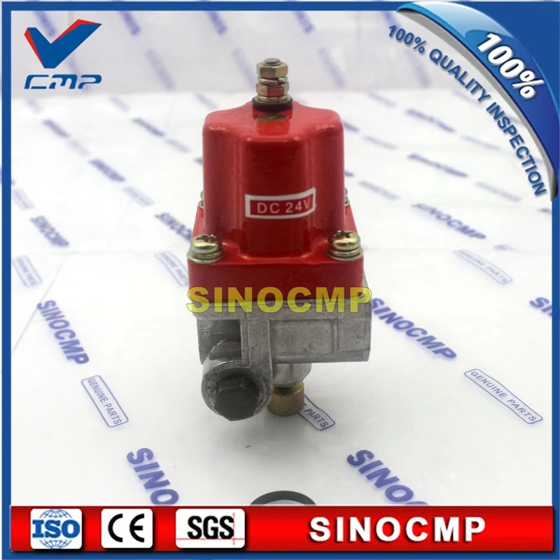 24v fuel stop solenoid switch 3018453, shut down,  flameout solenoids for   NTA855 K19 KT38 (2)