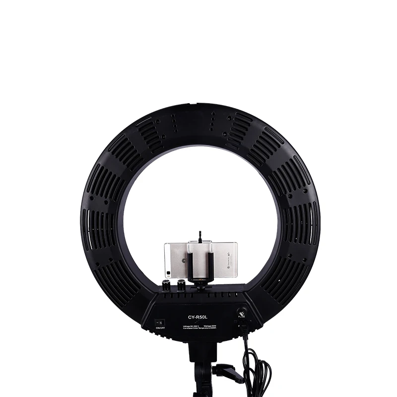 Камера фотостудия телефон видео 18 дюймов 55 Вт 480 шт светодиодный кольцевой светильник 5500K для фотосъемки с регулируемой яркостью кольцевая лампа с 180 см штативом
