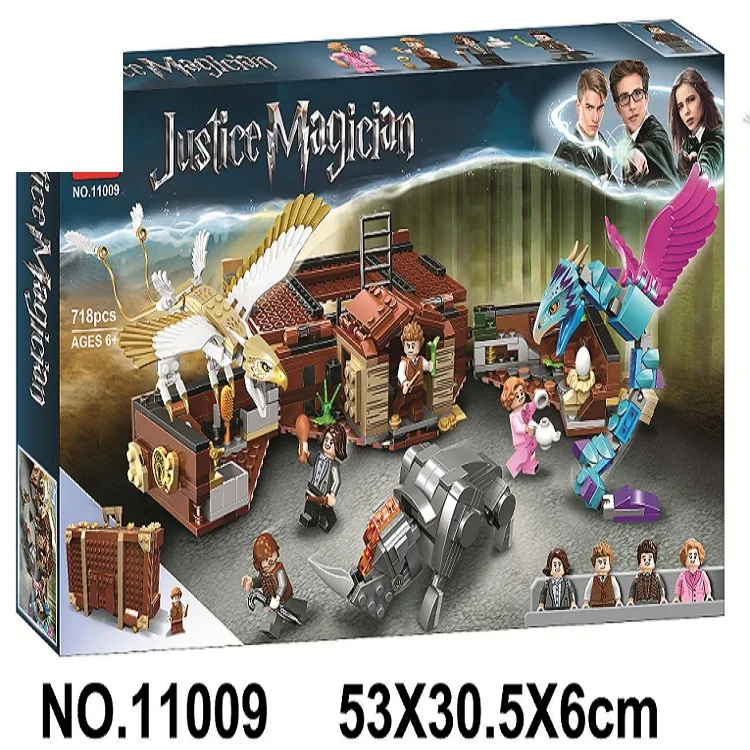 

New Fantastic Beasts Newt's Case of Magical Creatures Compatible Legoing Harri Potter 75952 Building Blocks Christmas Toys Gift