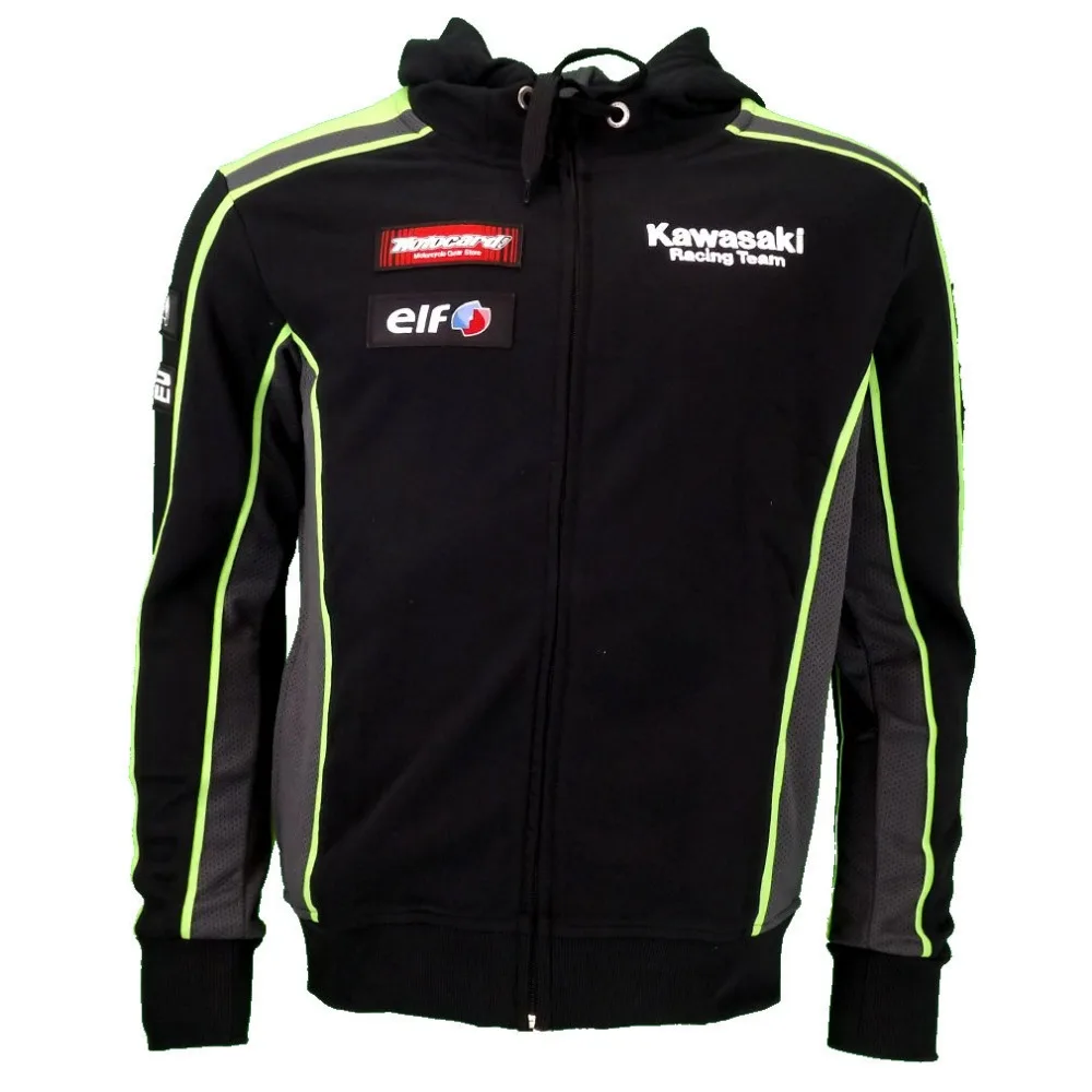 

Autumn and winter MotoGP for Kawasaki jerseys motorcycle casual men's zipper racing hoodie