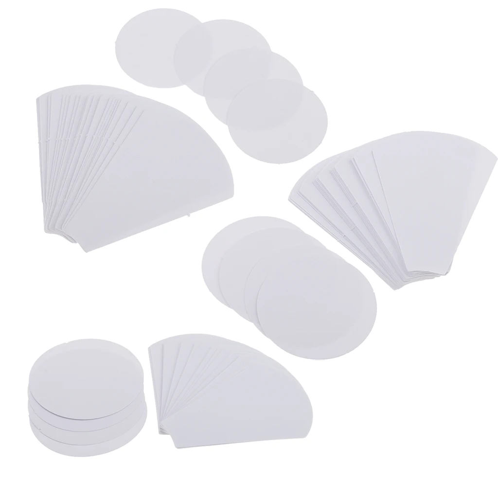 120 Pieces Flower Shape Paper Quilting Templates Paper Piecing Patchwork Template for Sewing Craft 71/56/39mm