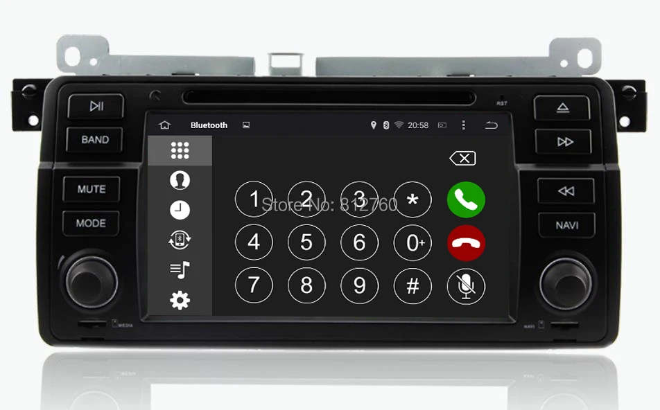 Excellent Octa Core Android 8.1 Car DVD GPS For BMW 3 series E46 M3 With HD 1024*600 Capacitive screen WIFI 3G GPS Bluetooth Radio RDS 3