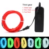 3V AA Battery Waterproof LED Strip Glow EL Wire Rope Tape Cable Strip LED Neon Lights Shoes Clothing Car Flexible Neon Light ► Photo 3/6