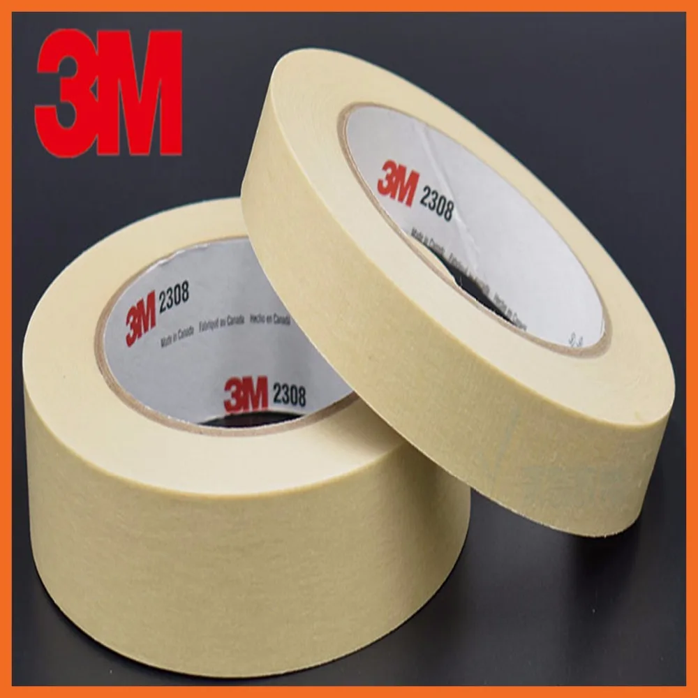 Masking Tape Crepe Paper Decorative Mask Car Spray Shield Adhesive Seal Tape Traceless