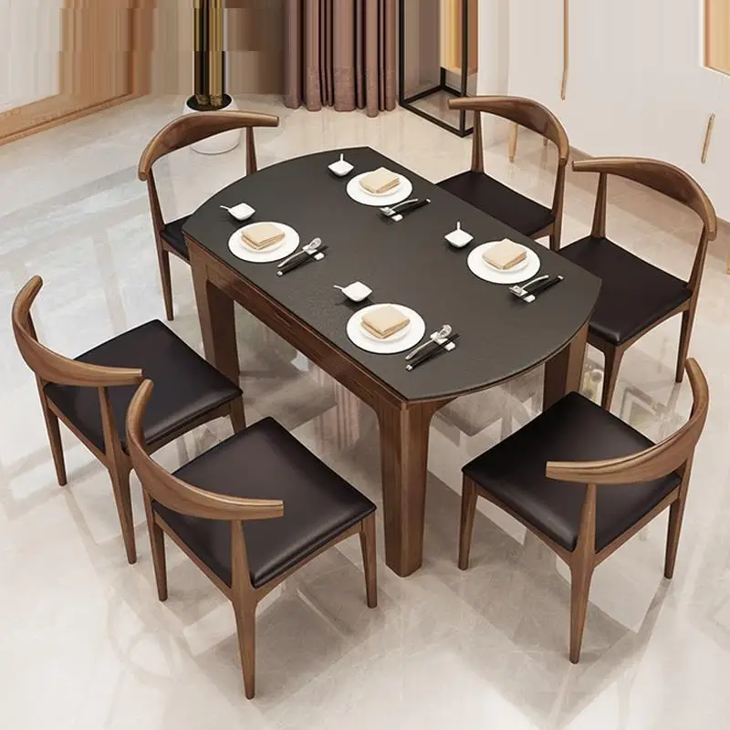 Makan Set Redonda Salle A Manger Moderne Pliante Room Yemek Masasi Dinning Wood Bureau Comedor Mesa De Jantar Desk Dining Table