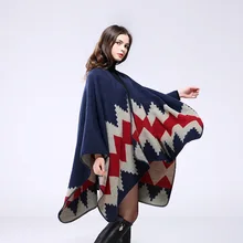 Cashmere Blanket Scarf for Women warm shawls and scarves and stoles female knitted pashmina designer brand Tartan Plaid Scarf