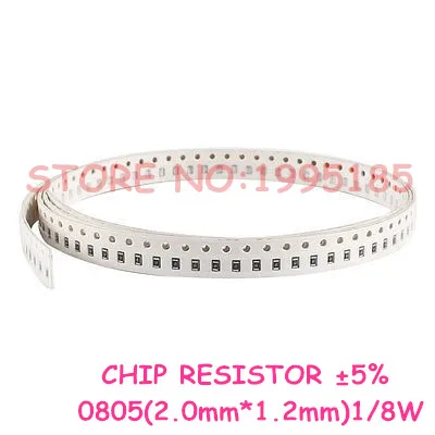 100 шт./лот 0805 SMD резистор 5% 2 7 K 2K7 Ом 272 0*1 6 мм бесплатная доставка | Обустройство дома