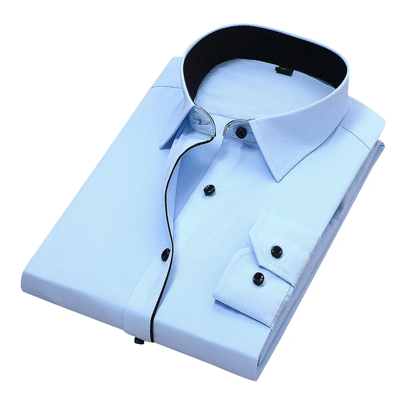 DAVYDAISY 2019 الرجال قميص بأكمام طويلة الذكور عارضة الأعمال اللباس قمصان صالح سليم الأبيض العمل قميص الرجال camisa الغمد DS167