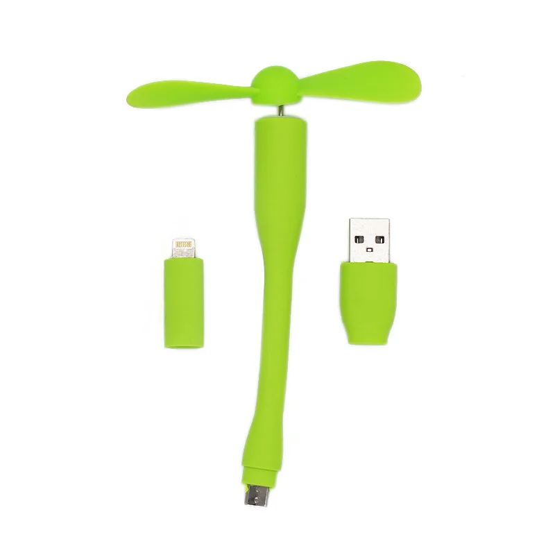 

USB fan 6 Colors Portable Travel Mini USB Fan For iPhone and Laptop USB Dadgets Multifunction Android 3 in 1 usb fan