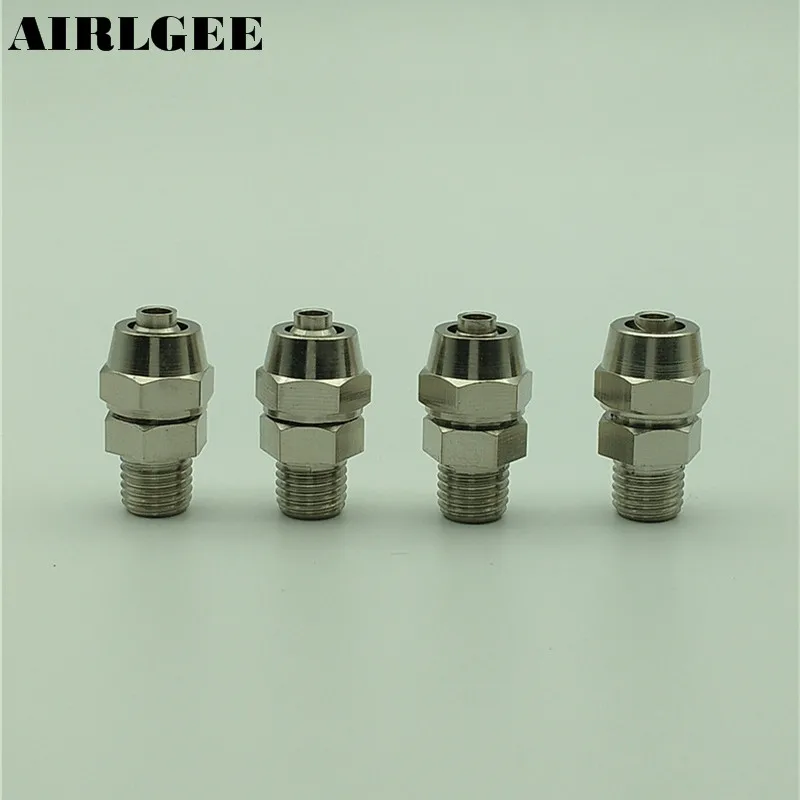 HONJIE 1/4PT Female Thread to 8mm Pipe Pneumatic Air Quick Coupler Joint-5pcs