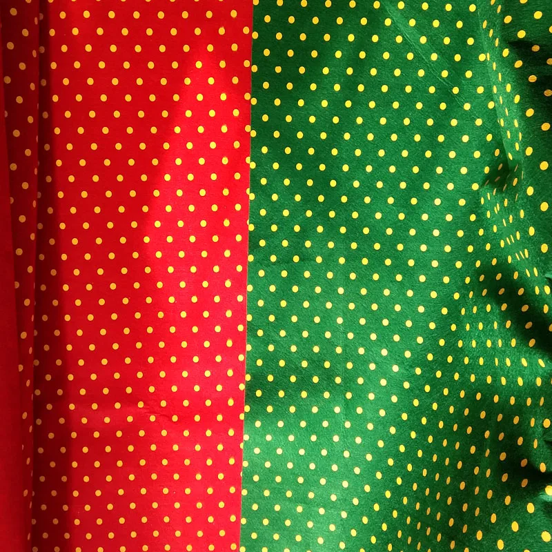 Классическая Рождественская желтая фетровая ткань в горошек, 15x15 см, красного и зеленого цвета, ручной работы, нетканое украшение, рукоделие фетровая ткань