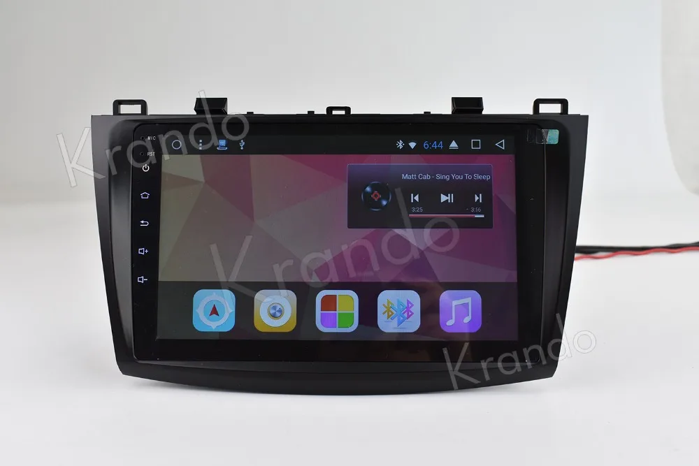 Discount Krando Android 8.1 10.1" IPS Big Screen Full touch car navigation system for Mazda 3 2009-2013 video player radio gps BT wifi 3