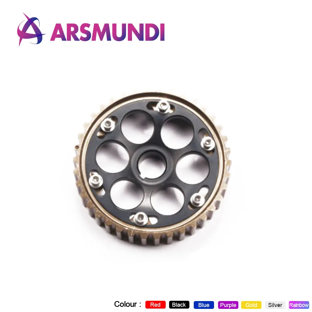 Color : Red Automotech 1 Pcs Adjustable Cam Gears Pulley Alloy Timing Gear Fits For H-o-n-d-a SOHC D15//D16 D-SERIES Engine