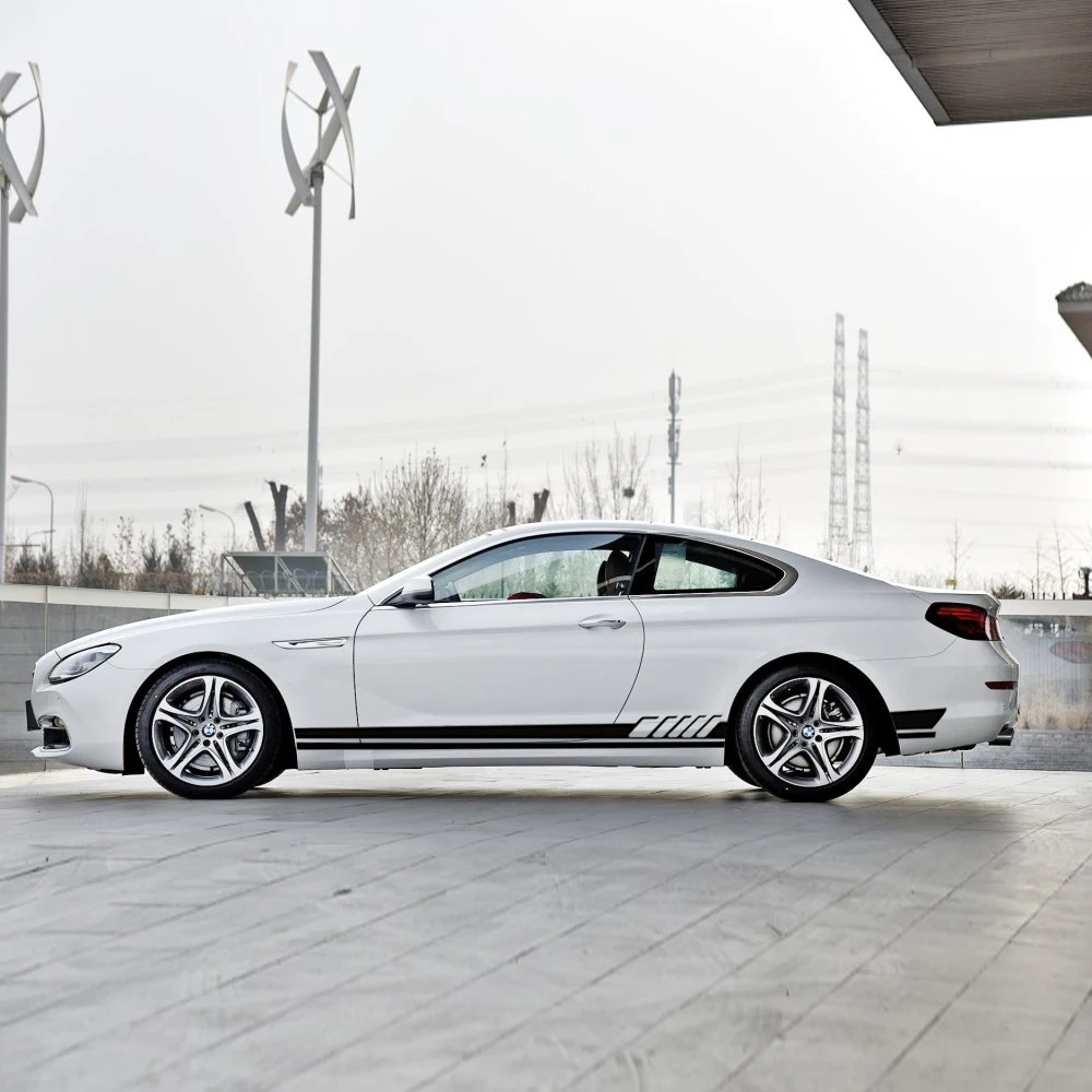 Автомобильные креативные наклейки с обеих сторон для BWM E90 E91 E92 E93 M3 E60 E61 F10 F07 M5 E63 E64