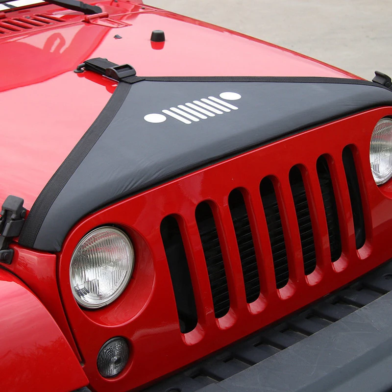NFSEPGO For 2007 2017 Jeep Wrangler Face style Front Hood Protective
