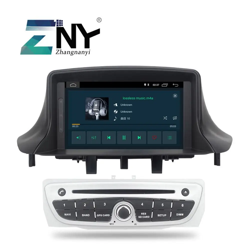 Cheap 7" HD Android 8.1 Car DVD For Renault Megane 3 2009 2010 2011 2012 2013 2014 2015 Fluence Radio WiFi GPS Navigation Rear Camera 2