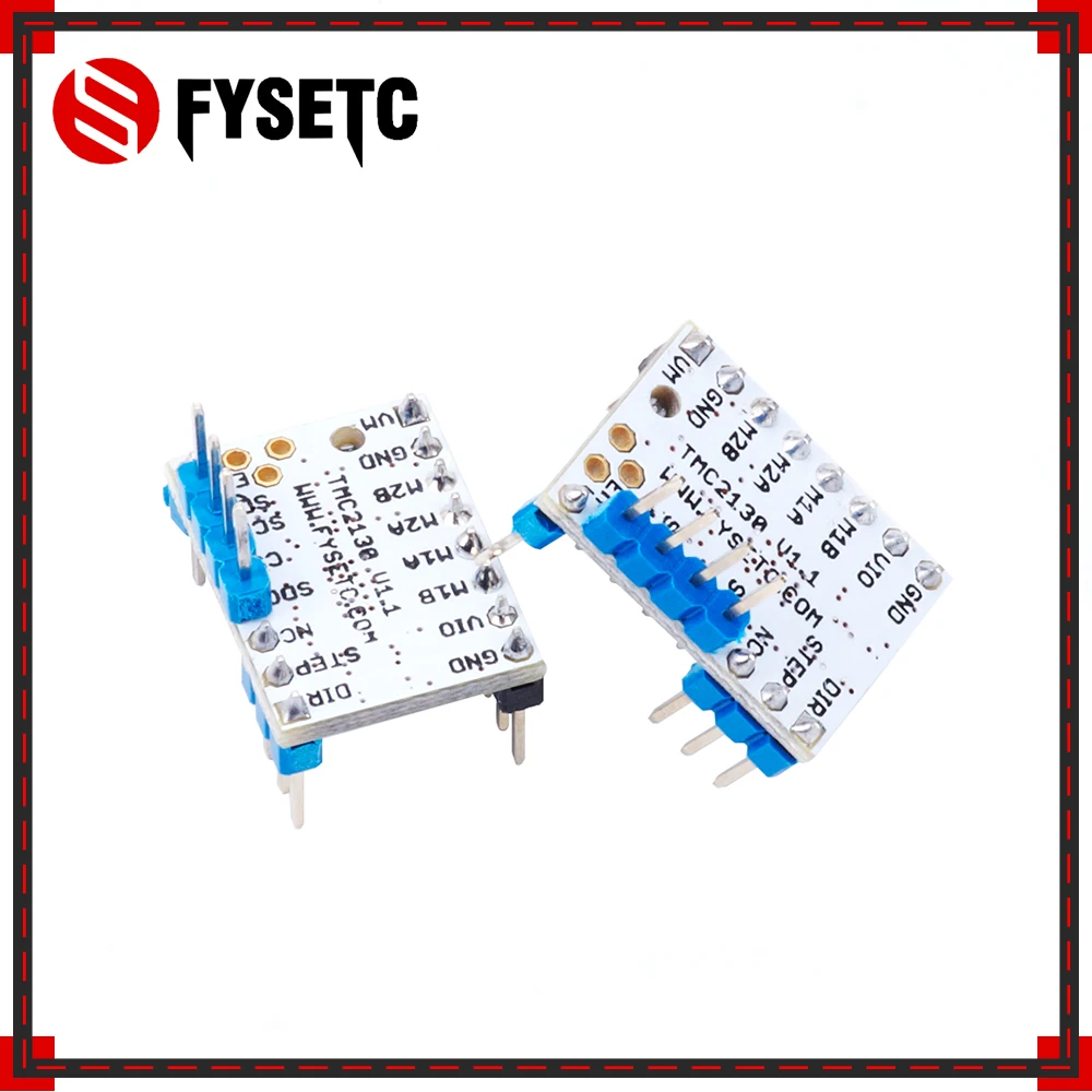 4 X TMC2130 V1.1 для SPI Функция Stepstick Драйвер шагового двигателя постоянного тока с радиатором ультра-тихий вентилятор против TMC2100 TMC2208 TMC2130 V1.0