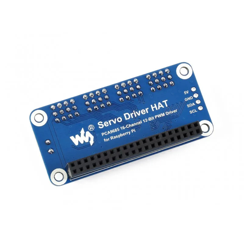 Сервопривод Waveshare для Raspberry Pi Zero/Zero W/Zero WH/2B/3B/3B + 16 канальный 12 битный интерфейс I2C