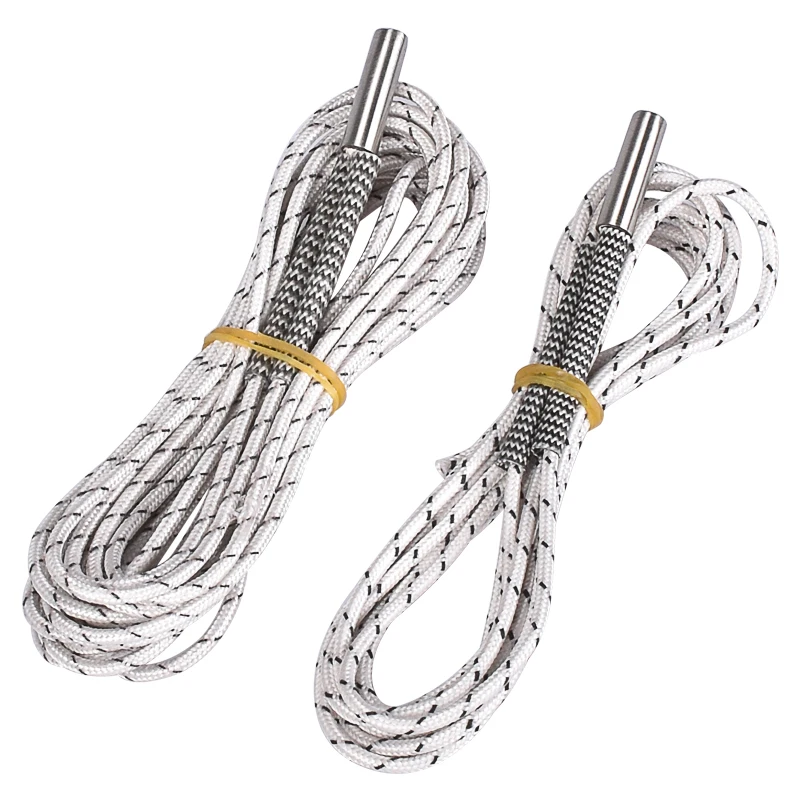 3D طابعة أجزاء التدفئة أنبوب 6*20 ملليمتر Reprap 12 فولت 24 فولت 50 واط الثرمستور السيراميك خرطوشة سخان 1 متر 2 متر ل J-رئيس الطارد