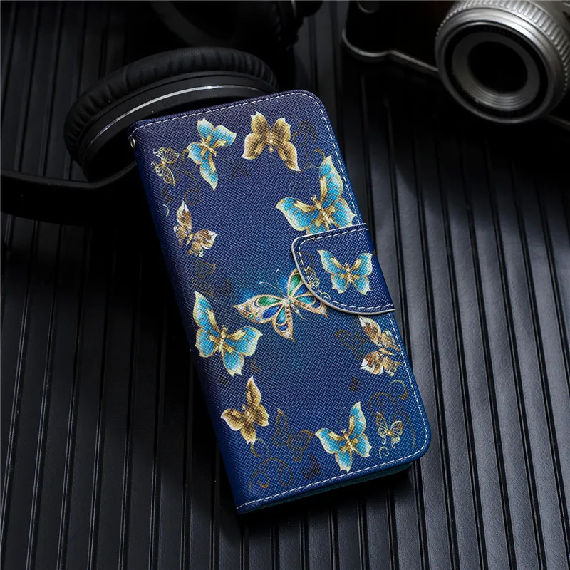 Huawei Honor 9A Honor 9A Bao da trên Cho Coque Huawei Honor 9 MỘT MOA-LX9N Bao Ví Từ Tính Lật ốp Lưng điện thoại Fundas huawei snorkeling case