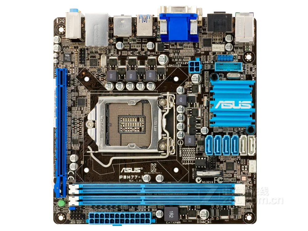 

Asus P8H77-I Desktop Motherboard LGA 1155 DDR3 for I3 I5 I7 CPU USB2.0 USB3.0 16GB H77 Original motherboards free shipping