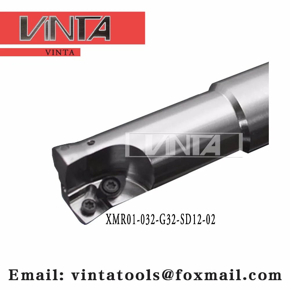 

Free shipping XMR01-032-G32-SD12-02 Indexable Milling cutter matched carbide insert XSEQ12T4