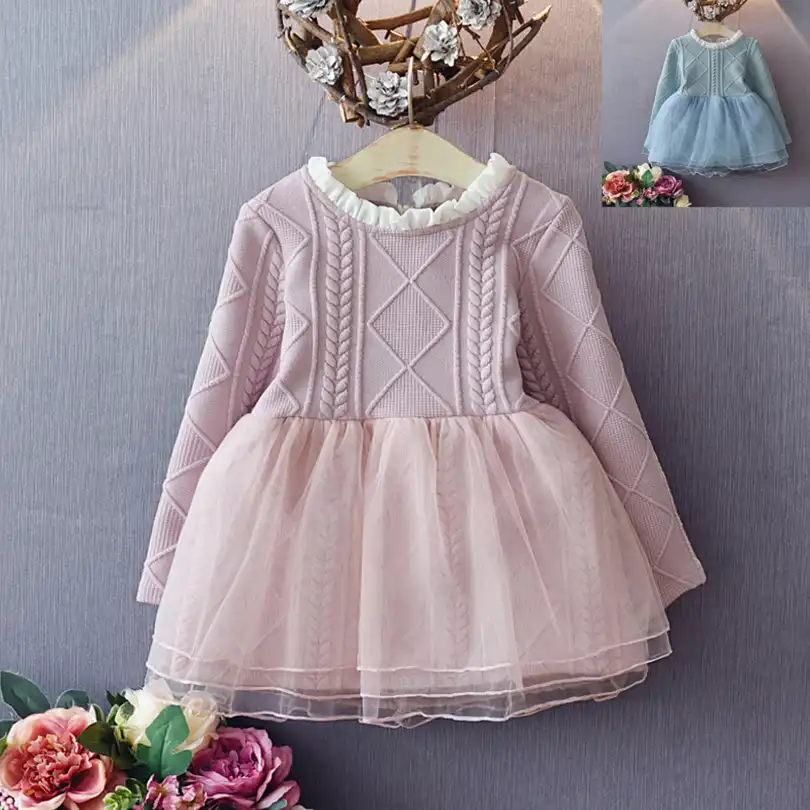 net frock style for baby girl