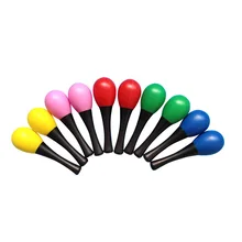 12 шт красочные пластиковые песочные яйца мяч игрушки Погремушки песок молоток Маракас шейкер музыкальные ударные звуковые аксессуары от производителей детей