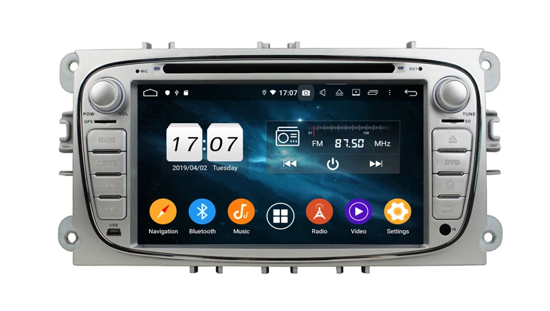 Excellent In dash android 9.0 for ford Mondeo Tourneo Connect (2010) Transit Connect S-max car radio gps octa core 4g ram 64g rom wifi USB 5