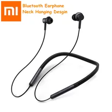 Оригинальные Xiaomi mi Bluetooth наушники с шейным ремешком, беспроводные Apt-x Hybrid Dual Cell с mi c для Android IOS системы, новейший дизайн