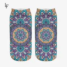 Новое поступление, женские носки, с принтом мандалы, морской цветок, Wiz beauty, новинка, 3D носки по щиколотку