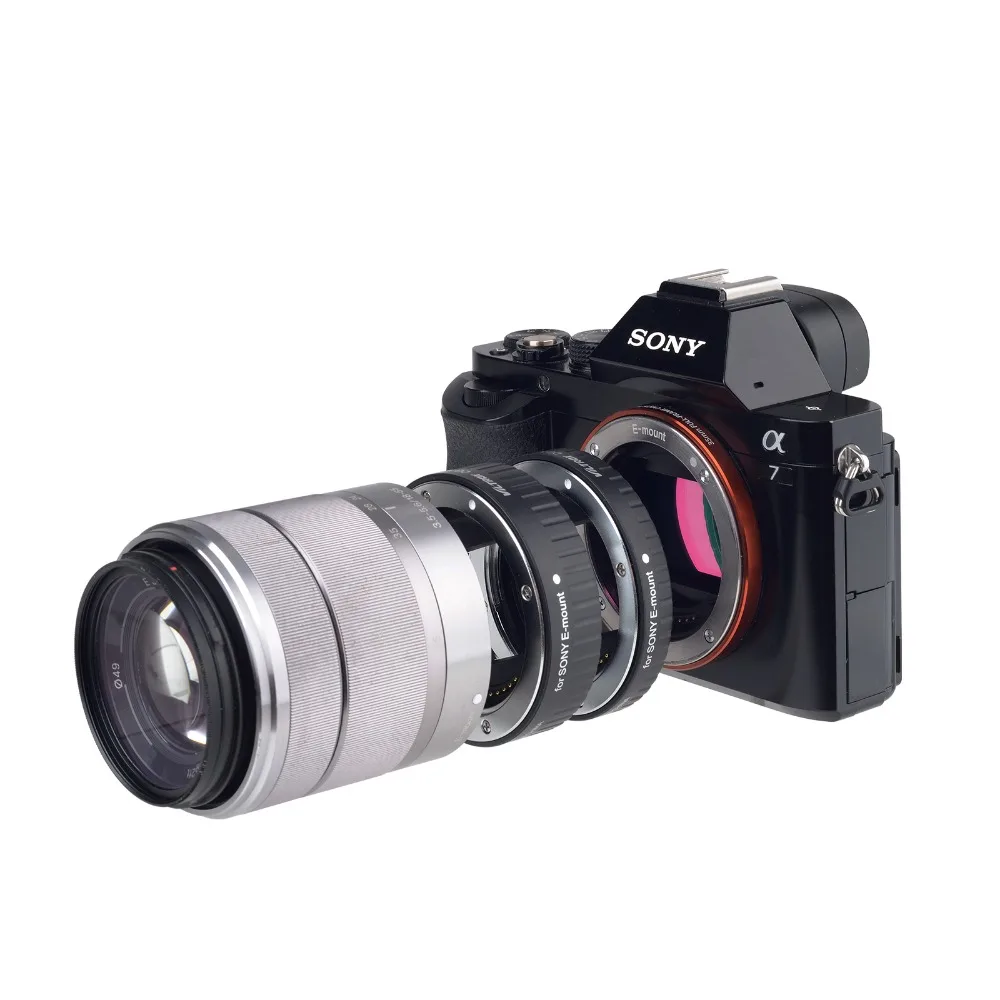 Adaptador de Lente Tubo de Extensão Macro para Sony e Mount Viltrox Auto Foco Câmera A7r A7s A7sii A6000 Nex-7 A6300 a7 - Image 2