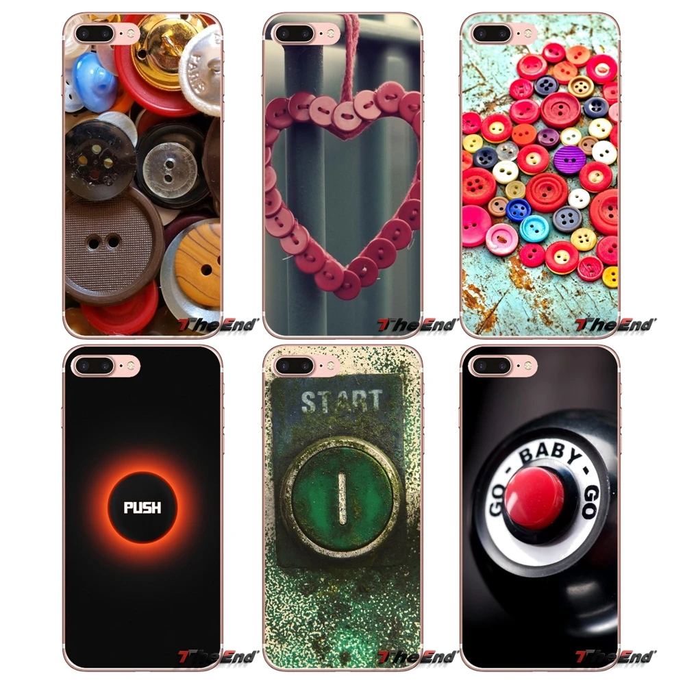 

Accessories Phone Cases Covers For Huawei G7 G8 P7 P8 P9 Lite Honor 4C 5X 5C 6X Mate 7 8 9 Y3 Y5 Y6 II 2 Pro 2017 Button Pattern