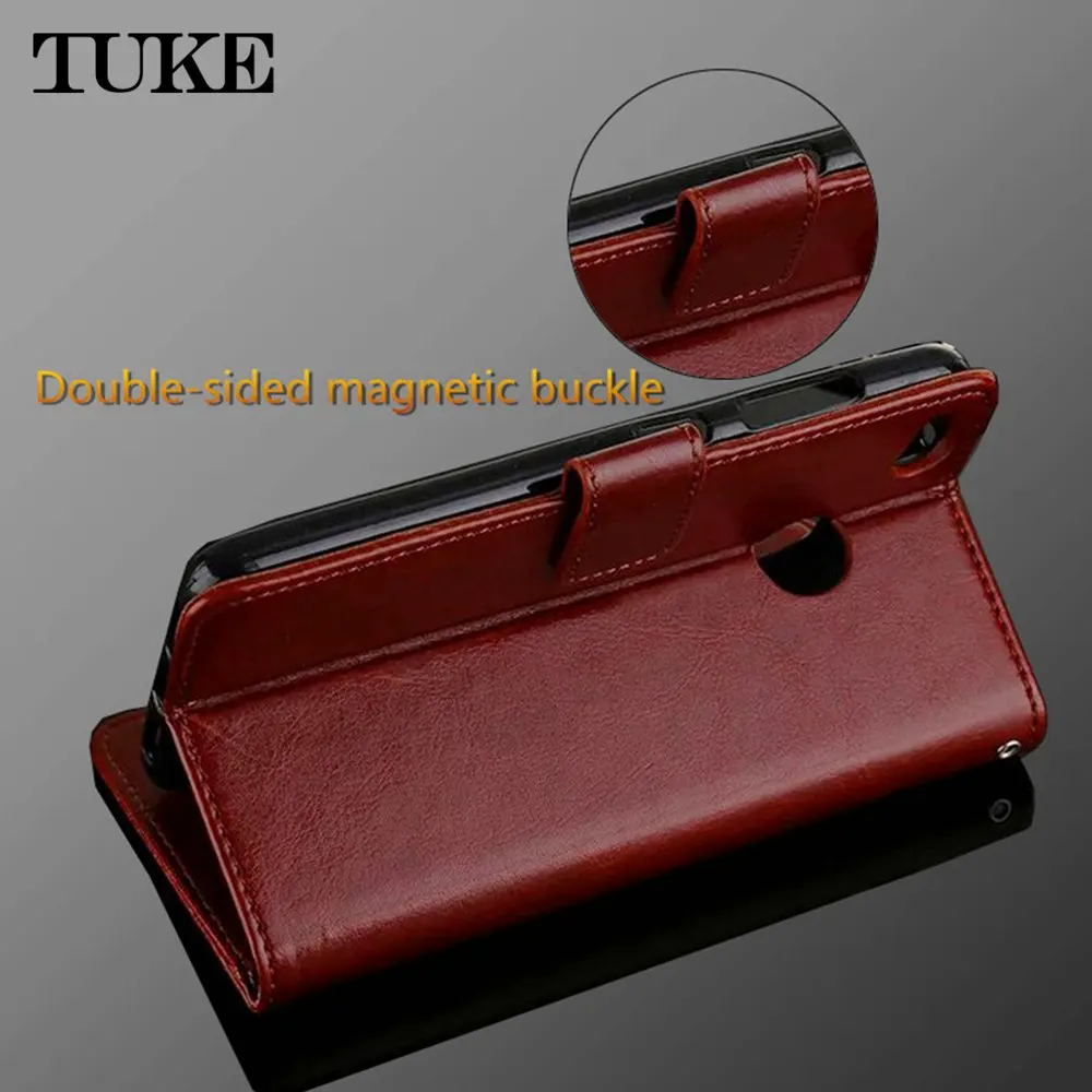  TUKE Case Leagoo M5 Leather Cover Case Capa Leagoo M5 Back Cases Leagoo M5 Phone Funda Flip Silicon