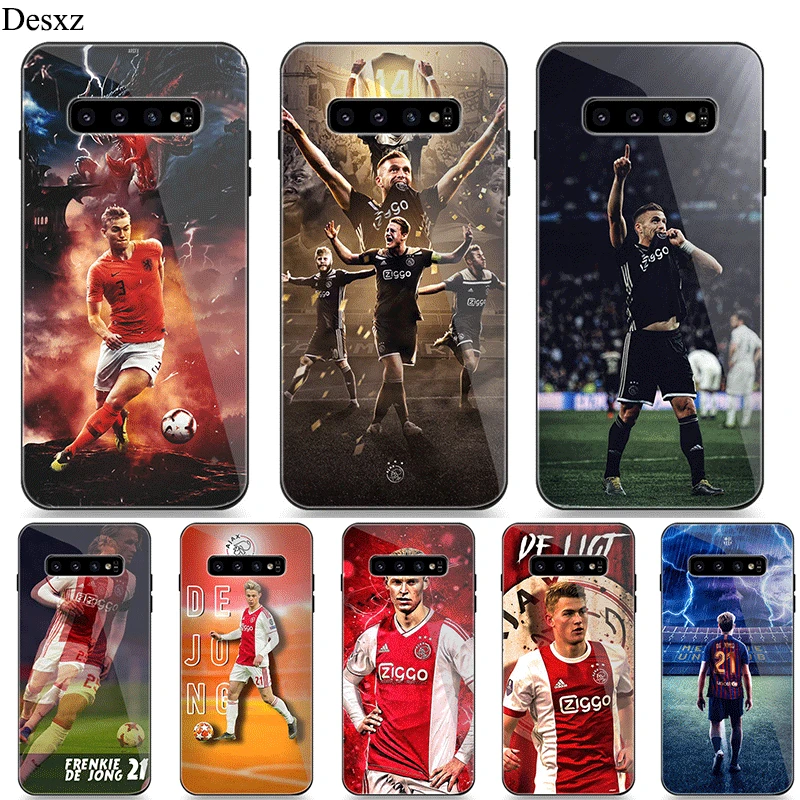 

Phone Case Glass For Samsung A40 A50 A10 A20 A30 A60 A70 S10 S7 Edge S8 S9 Plus Note 8 9 Cover Ajax