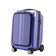 Carrylove 2" ABS PC скутер чемодан скейтборд чемодан на колесиках сумка для путешествий