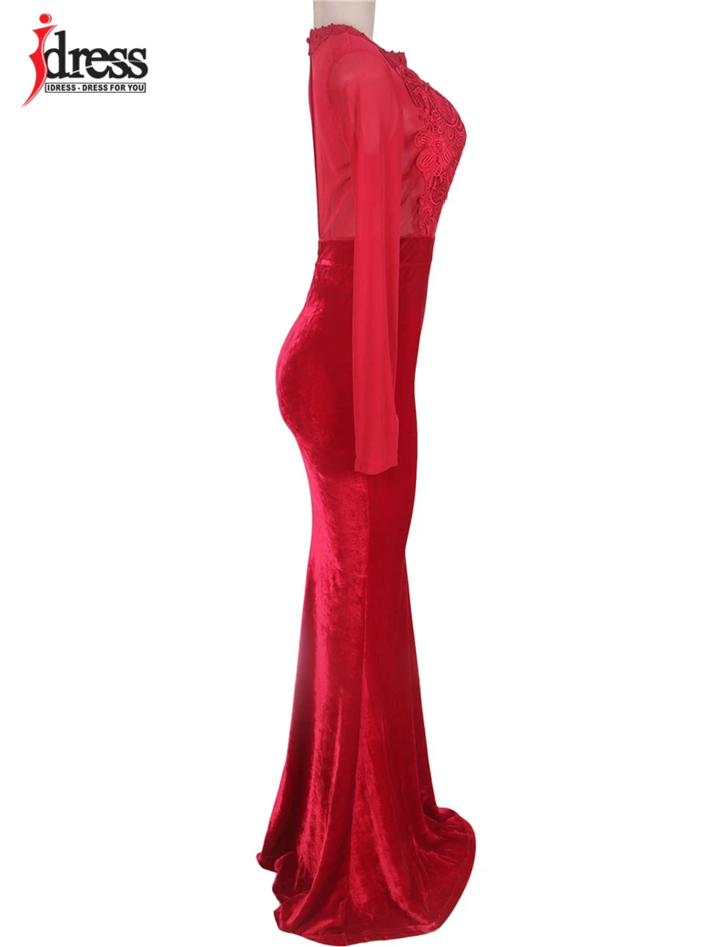 MAXI LONG DRESS VELVET (7)