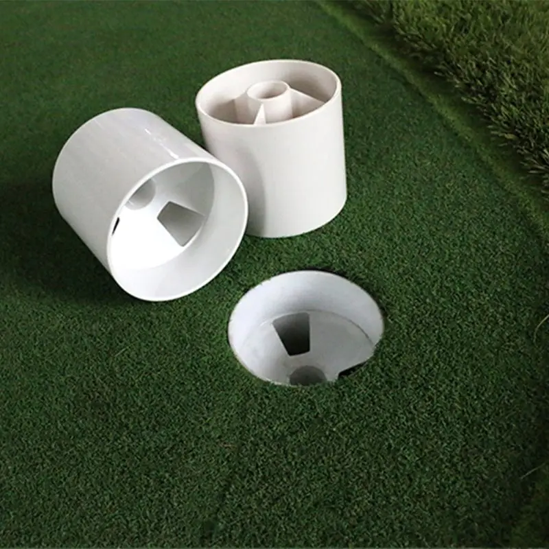 

OOTDTY Golf Putting Green Hole Practice Cup Plastic Training Ball Socket Standard Size