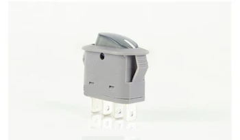 

RK1-011 Electrical On-Off Power Switch With Button Rocker Tact Switch Quality Authentication 32.2*17.6*34.9mm Gray 16A 250V