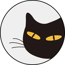 Модный Детский ковер с рисунком кота из мультфильма для детской комнаты, коврики для игровой зоны, прозрачные бархатные домашние Большие размеры, круглые ковры для гостиной, спальни